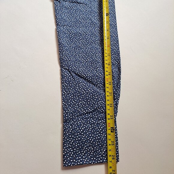 New Bruun & Stengade Men's Slim Fit Floral Button Down Blue Shirt Size 40 - Picture 9 of 16